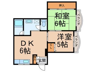 ショウエイハイツ７の物件間取画像